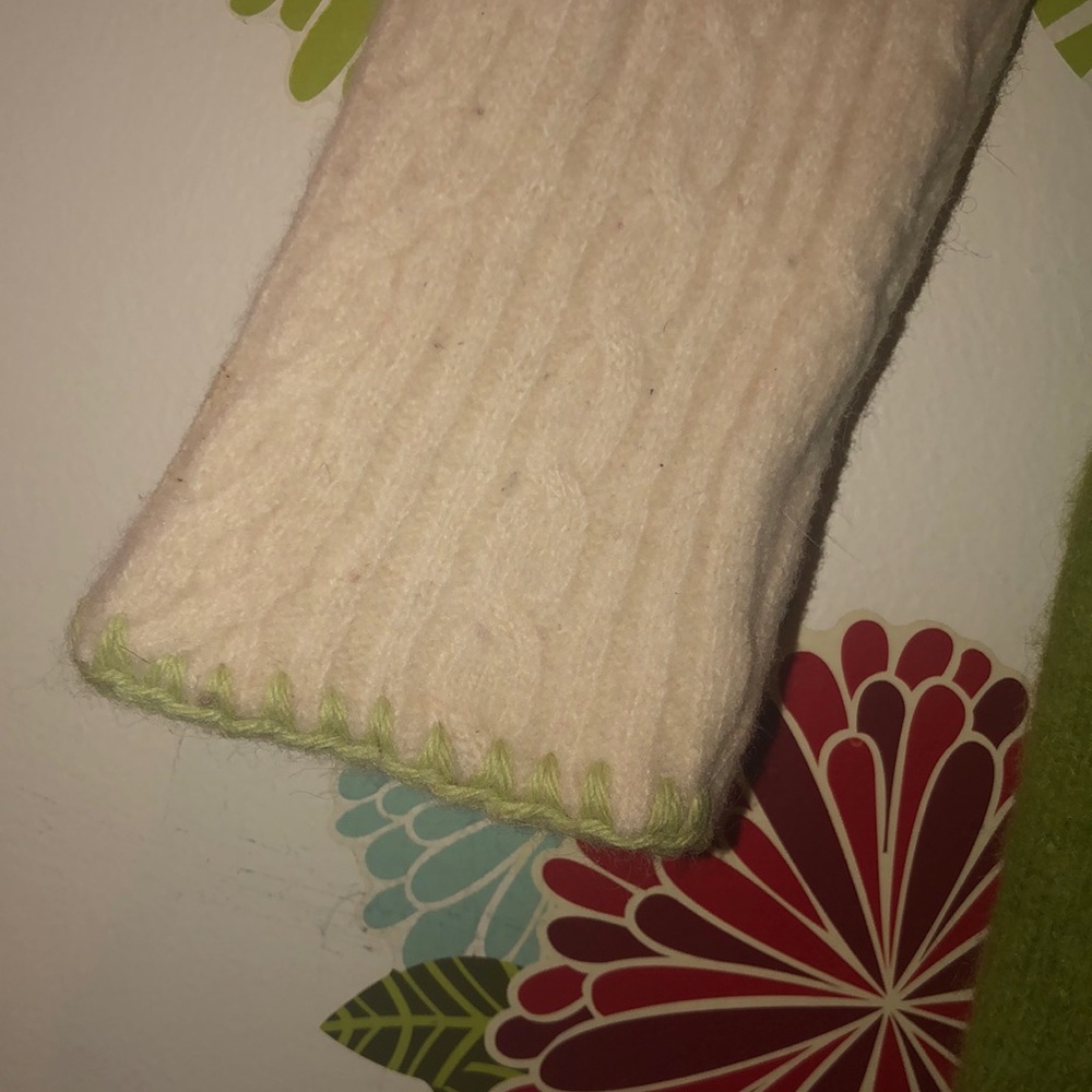 Bohemian Girl Sweater Coat sz 7 Green Sleeve - Picture 5 of 7